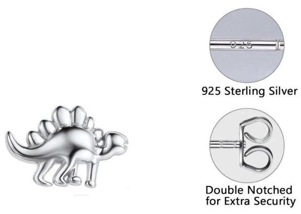 Classic Stegosaurus Post Earrings | DinoLoveStore