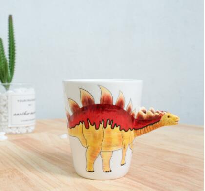 Dinosaur Hand-Painted Mugs | DinoLoveStore