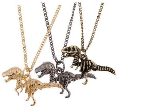 T-Rex 3D Skeleton Pendant Necklace | DinoLoveStore