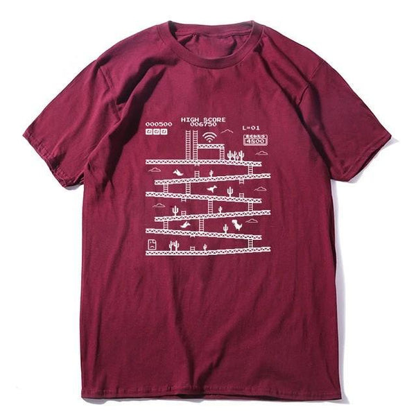 Dinosaur Donkey Kong Style T-Shirt | DinoLoveStore