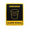 Dinosaur Alarm Signal Car Decal Sticker | DinoLoveStore