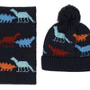 Dinosaur Hat &amp; Knit Scarf Set | DinoLoveStore