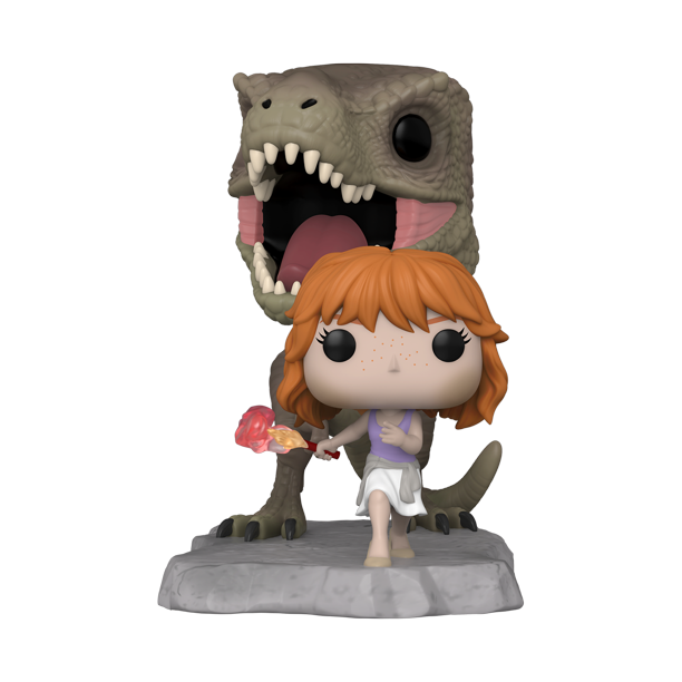 Funko Pop Movie Moment Jurassic World Claire with Flare Vinyl Figure DinoLoveStore