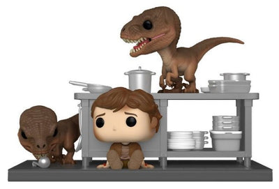 Funko Pop! Movie Moment: Jurassic Park Tim Murphy & Velociraptors