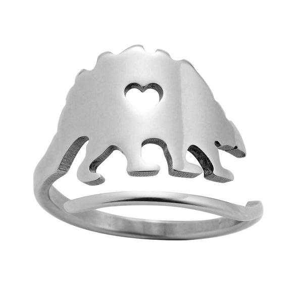 Stegosaurus Dinosaur Adjustable Ring | DinoLoveStore