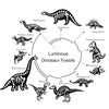 Dinosaur Early Learning Luminous Dinosaur Fossils Wall Decal Stickers | DinoLoveStore