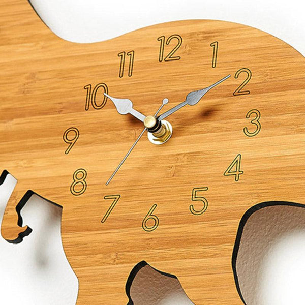 T-Rex Wood Wall Clock | DinoLoveStore