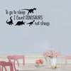 I Count Dinosaurs Wall Decal Sticker | DinoLoveStore