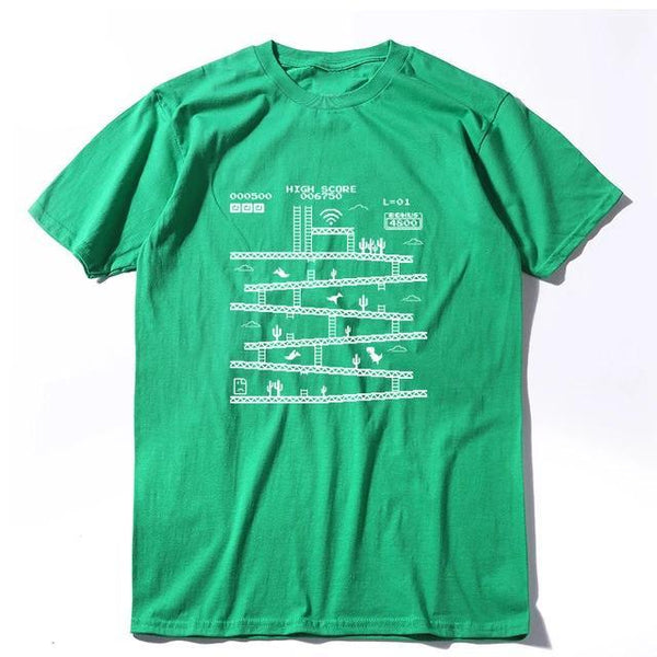 Dinosaur Donkey Kong Style T-Shirt | DinoLoveStore